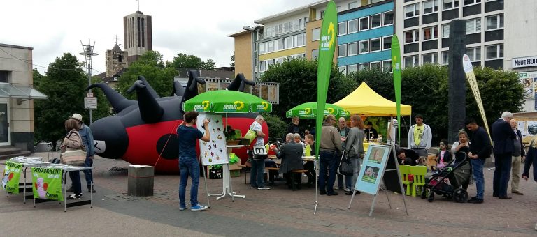 Aktionstag für eine nachhaltige Landwirtschaft in der Mülheimer Innenstadt