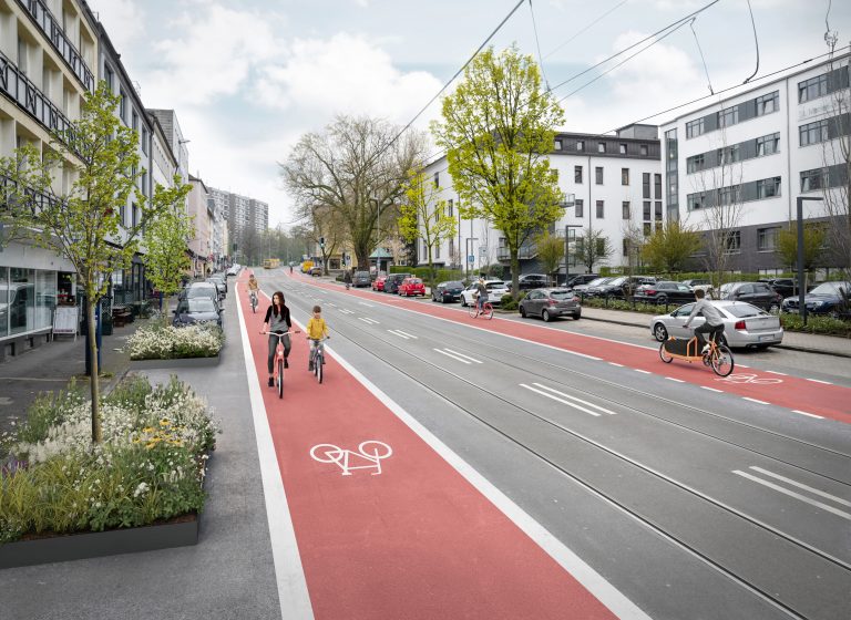 GRÜN wirkt – Radweg Kaiserstraße 2024