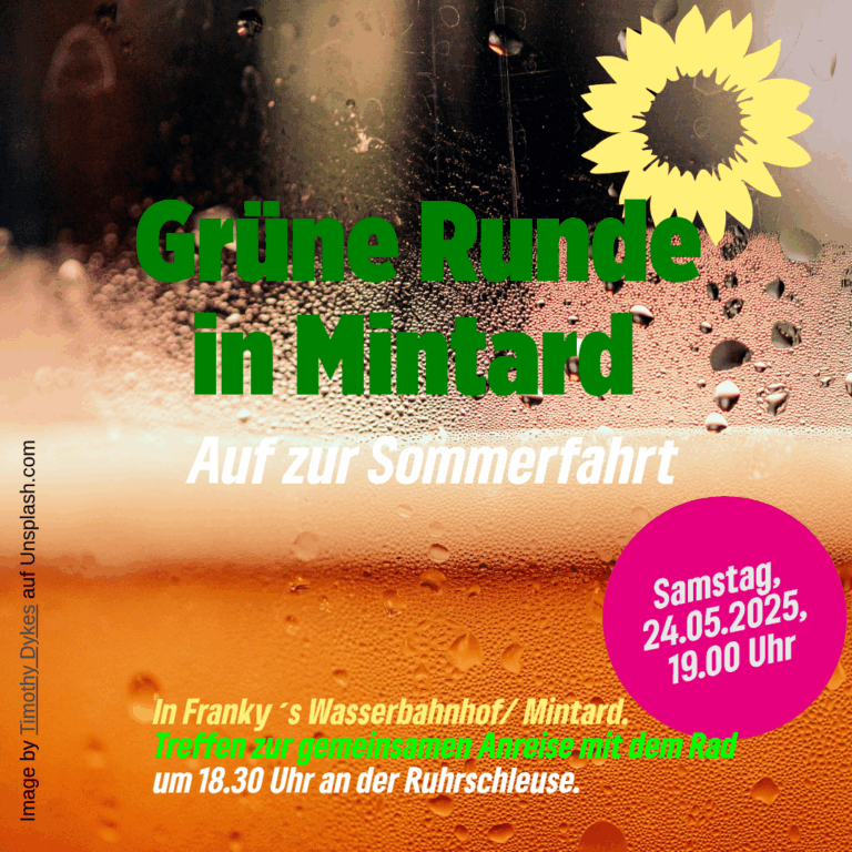 Grüne Runde für Alle  – diesmal mit Radtour